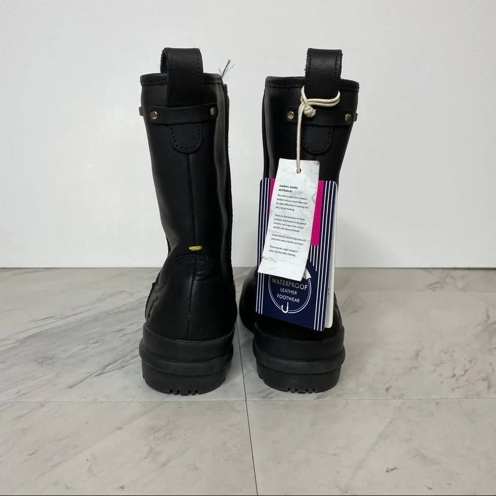 NWT! Joules Harlington Black Snow Boot 5 - Picture 3 of 13